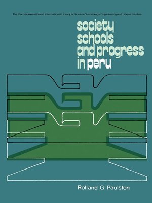 cover image of Society, Schools and Progress in Peru